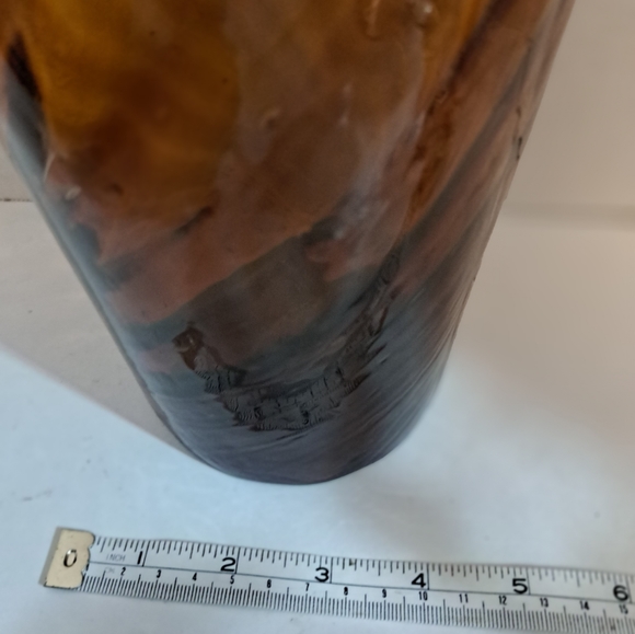 Large Amethyst Glass Decanter/Genie Bottle - Picture 3 of 6